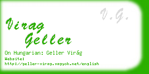 virag geller business card
